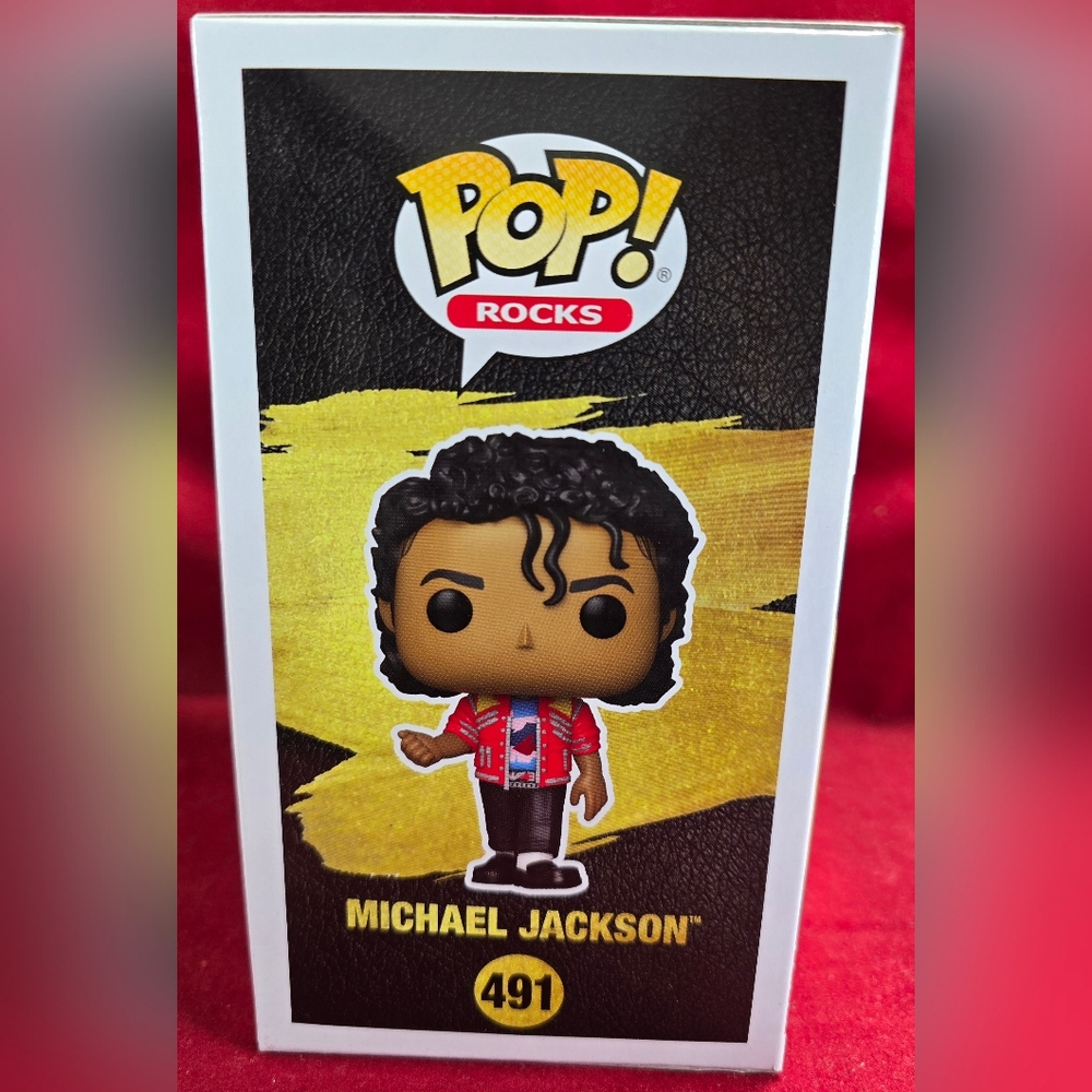 Michael Jackson Funko #491 (Nib) With Pop Protector - Picture 6 of 7